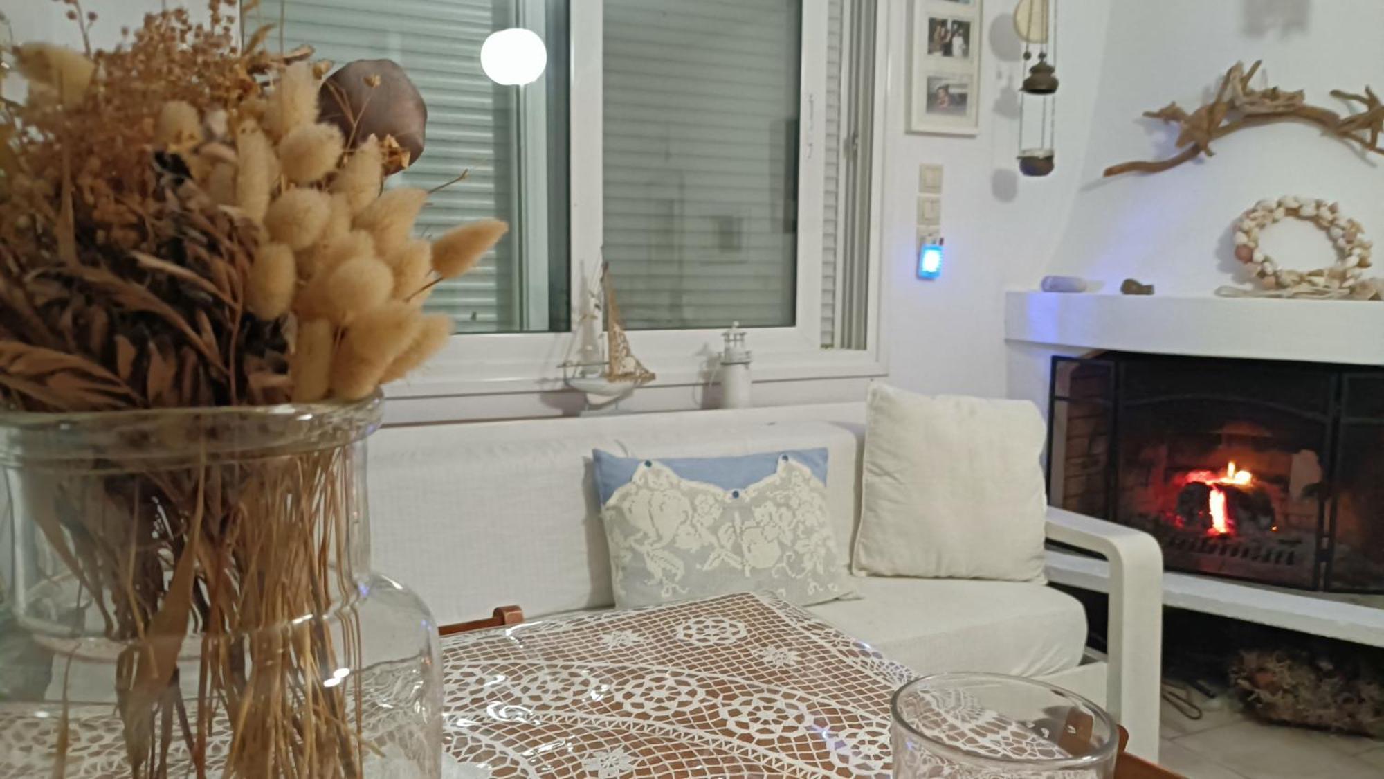 הוילה Vromopousi Casa Martina 3 Front Of The Sea מראה חיצוני תמונה