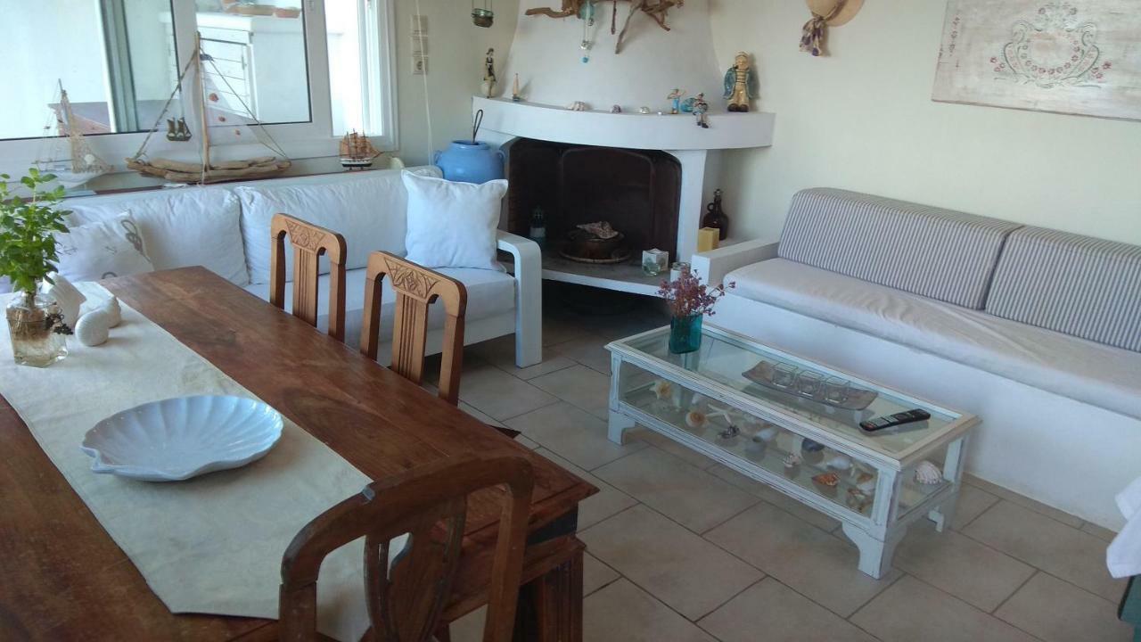 הוילה Vromopousi Casa Martina 3 Front Of The Sea מראה חיצוני תמונה